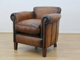 Camford Leather Armchair, Buffalo Antique